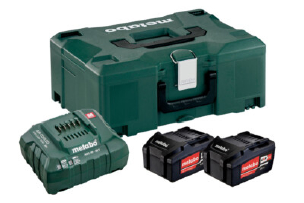 Metabo | Akku-Basic-Set 2x 4.0Ah, 1x ASC55